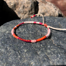 Load image into Gallery viewer, “Westbound” Cotton, Merino Wool Wanderlust Bracelet
