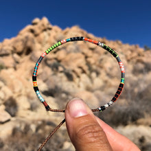 Load image into Gallery viewer, “Desert Life" Fiber Threads with Merino Wool Wanderlust Bracelet
