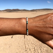 Load image into Gallery viewer, “Desert Mindfulness" Fiber Threads with Merino Wool Wanderlust Bracelet
