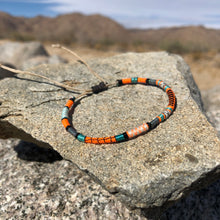 Load image into Gallery viewer, “Be the Light" Fiber Threads with Merino Wool Wanderlust Bracelet
