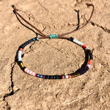 Load image into Gallery viewer, “Desert Bird" Fiber Threads with Merino Wool Wanderlust Bracelet
