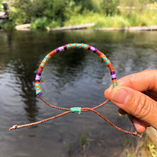 Load image into Gallery viewer, “Grizzly” Cotton Wanderlust Bracelet
