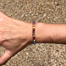 Load image into Gallery viewer, “Nevada City” **LIMIT ONE PER CUSTOMER** Cotton and Irish Waxed Linen Cord Wanderlust Bracelet
