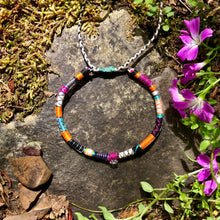 Load image into Gallery viewer, “Resilience" Fiber Threads with Herkimer Diamond Stone Wanderlust Bracelet
