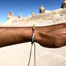 Load image into Gallery viewer, “Thrive" Fiber Threads with Merino Wool Wanderlust Bracelet
