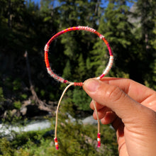 Load image into Gallery viewer, “Westbound” Cotton, Merino Wool Wanderlust Bracelet
