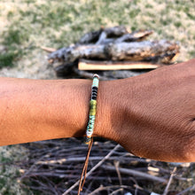 Load image into Gallery viewer, “Humility" Fiber Threads with Merino Wool Wanderlust Bracelet
