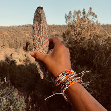 Load image into Gallery viewer, “Wild Roadrunner" Cotton Wanderlust Bracelet
