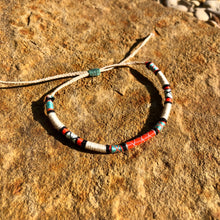 Load image into Gallery viewer, “Feisty Fox" Cotton Wanderlust Bracelet
