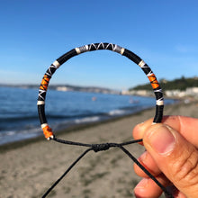 Load image into Gallery viewer, “Puget Sound” Cotton Wanderlust Bracelet
