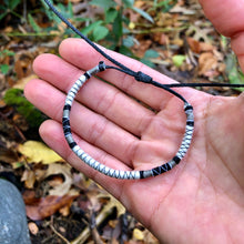 Load image into Gallery viewer, “Howl" Fiber Threads with Merino Wool Wanderlust Bracelet
