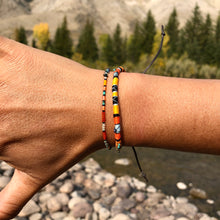 Load image into Gallery viewer, “Aspen and Pine" Ethiopian Opal, Turquoise, Glow Beads, and Seed Bead Spirit Bracelet
