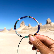 Load image into Gallery viewer, “Trona" Fiber Threads with Merino Wool Wanderlust Bracelet
