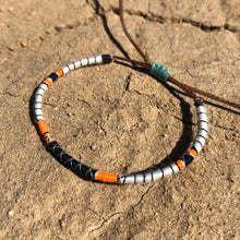 Load image into Gallery viewer, “Desert Magic" Fiber Threads with Merino Wool Wanderlust Bracelet
