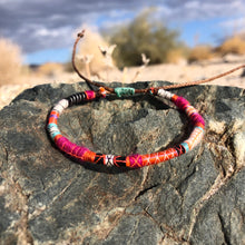Load image into Gallery viewer, “Courage" Fiber Threads with Merino Wool Wanderlust Bracelet
