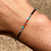 Load image into Gallery viewer, "Nomad" Ethiopian Opal, Seed Bead Spirit Bracelet or Anklet
