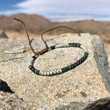 Load image into Gallery viewer, “Desert Walk" Fiber Threads with Merino Wool Wanderlust Bracelet
