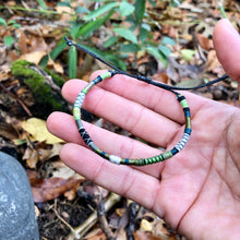 Load image into Gallery viewer, “Wandering Trail" Fiber Threads with Merino Wool Wanderlust Bracelet
