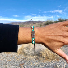 Load image into Gallery viewer, “Firelight” Labradorite, Turquoise, and Ethiopian Opal Dream Bracelet
