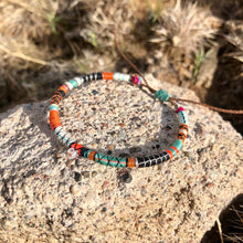 Load image into Gallery viewer, “YOLO" Fiber Threads with Herkimer Diamond Stone Wanderlust Bracelet
