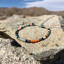 Load image into Gallery viewer, “I am Human" Fiber Threads with Merino Wool Wanderlust Bracelet
