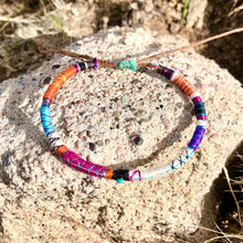 Load image into Gallery viewer, “Follow your Arrow” Fiber Threads with Tibetan Turquoise Stone Wanderlust Bracelet
