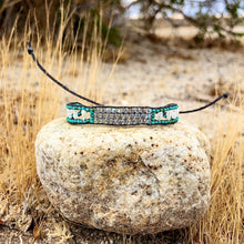 Load image into Gallery viewer, “Hummingbird” Turquoise, Pearl, and Labradorite Dream Bracelet
