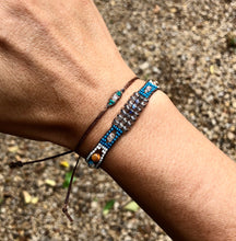 Load image into Gallery viewer, “Moonbeam” Malachite, Moonstone Bracelet
