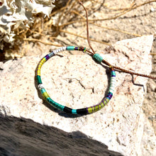 Load image into Gallery viewer, “Thrive" Fiber Threads with Merino Wool Wanderlust Bracelet

