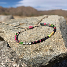 Load image into Gallery viewer, “Reach Out" Fiber Threads with Merino Wool Wanderlust Bracelet
