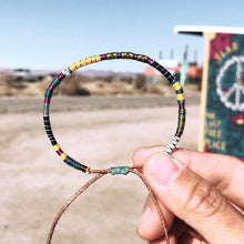 Load image into Gallery viewer, “The Artist" Fiber Threads with Merino Wool Wanderlust Bracelet
