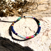 Load image into Gallery viewer, “The Pinnacles" Fiber Threads with Merino Wool Wanderlust Bracelet
