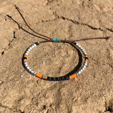 Load image into Gallery viewer, “Desert Magic" Fiber Threads with Merino Wool Wanderlust Bracelet
