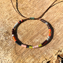 Load image into Gallery viewer, “Integrity" Fiber Threads with Merino Wool Wanderlust Bracelet
