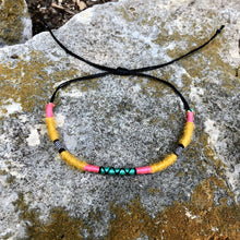 Load image into Gallery viewer, “Mountain Lion” Alpaca Wool, Cotton, and Waxed Linen Cord Wanderlust Bracelet
