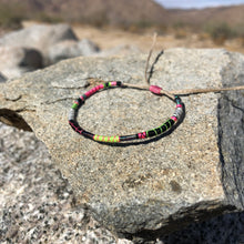 Load image into Gallery viewer, “Reach Out" Fiber Threads with Merino Wool Wanderlust Bracelet

