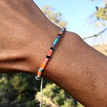 Load image into Gallery viewer, “Wild Roadrunner" Cotton Wanderlust Bracelet
