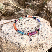 Load image into Gallery viewer, “Follow your Arrow” Fiber Threads with Tibetan Turquoise Stone Wanderlust Bracelet
