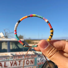 Load image into Gallery viewer, “Live Freely" Fiber Threads with Merino and Alpaca Wool Wanderlust Bracelet
