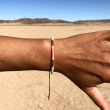 Load image into Gallery viewer, “Desert Alchemy" Fiber Threads with Merino Wool Wanderlust Bracelet
