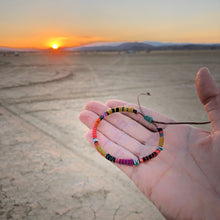 Load image into Gallery viewer, “Sun Spirit" Fiber Threads with Turquoise and Opal Stone Wanderlust Bracelet
