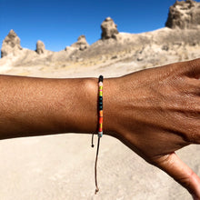 Load image into Gallery viewer, “The Pinnacles" Fiber Threads with Merino Wool Wanderlust Bracelet
