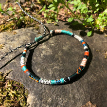 Load image into Gallery viewer, “Rewilding" Fiber Threads with Merino Wool Wanderlust Bracelet
