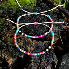 Load image into Gallery viewer, “Wild Heart” Cotton Wanderlust Bracelet

