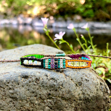 Load image into Gallery viewer, “Gaia” Peridot, Magnesite, Opal, Malachite, Turquoise, Pearl, Amethyst Dream Bracelet
