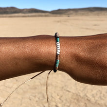 Load image into Gallery viewer, “Desert Mindfulness" Fiber Threads with Merino Wool Wanderlust Bracelet

