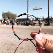 Load image into Gallery viewer, “Slab City" Fiber Threads with Merino Wool Wanderlust Bracelet
