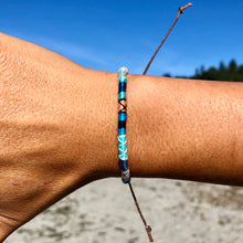 Load image into Gallery viewer, “Alki Beach” Cotton Wanderlust Bracelet
