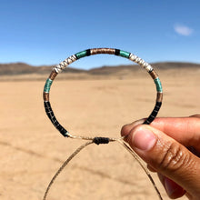 Load image into Gallery viewer, “Desert Mindfulness" Fiber Threads with Merino Wool Wanderlust Bracelet
