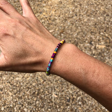 Load image into Gallery viewer, “Nevada City” **LIMIT ONE PER CUSTOMER** Cotton and Irish Waxed Linen Cord Wanderlust Bracelet
